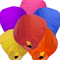 holidays & sky lantern free transparent png image.