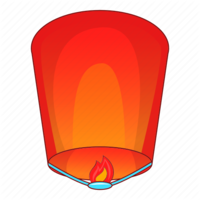 holidays & Sky lantern free transparent png image.