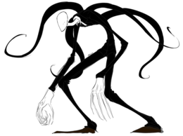 fantasy & Slender Man free transparent png image.