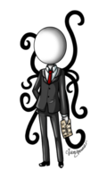 fantasy & Slender Man free transparent png image.