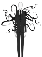 fantasy & Slender Man free transparent png image.