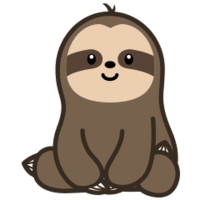 animals & sloth free transparent png image.