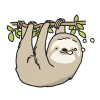 animals & sloth free transparent png image.