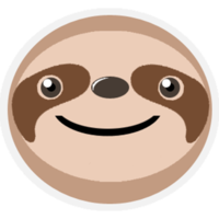 animals & Sloth free transparent png image.