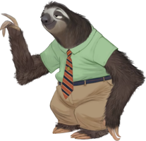 animals & Sloth free transparent png image.