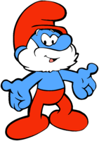 heroes & smurfs free transparent png image.