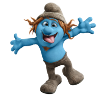 heroes & Smurfs free transparent png image.