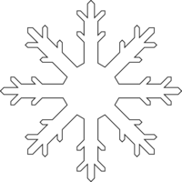 nature & Snowflakes free transparent png image.