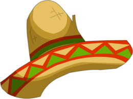 clothing & sombrero free transparent png image.