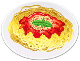 food & Spaghetti free transparent png image.