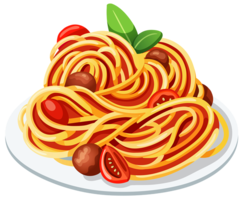 food & Spaghetti free transparent png image.