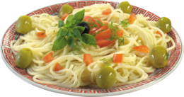 food & Spaghetti free transparent png image.