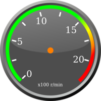 cars & Speedometer free transparent png image.