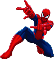 heroes & Spider Man free transparent png image.