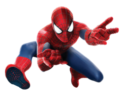 heroes & Spider Man free transparent png image.