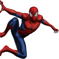 heroes & Spider Man free transparent png image.