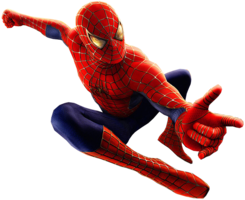 heroes & Spider Man free transparent png image.