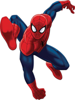 heroes & Spider Man free transparent png image.