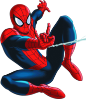 heroes & Spider Man free transparent png image.