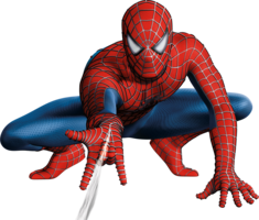 heroes & Spider Man free transparent png image.