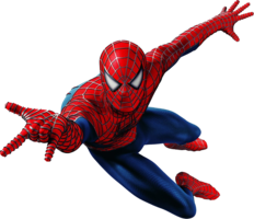 heroes & Spider Man free transparent png image.