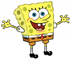 heroes & SpongeBob free transparent png image.