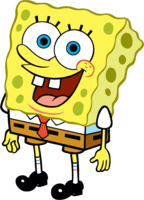 heroes & spongebob free transparent png image.