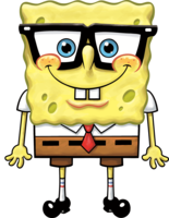heroes & spongebob free transparent png image.