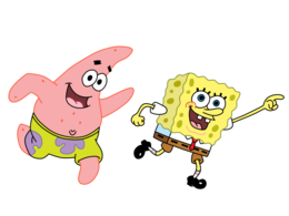 heroes & SpongeBob free transparent png image.