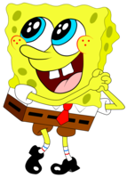 heroes & spongebob free transparent png image.