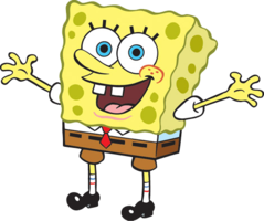 heroes & spongebob free transparent png image.