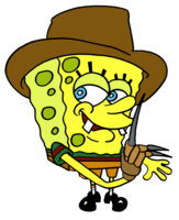 heroes & spongebob free transparent png image.