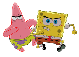 heroes & SpongeBob free transparent png image.