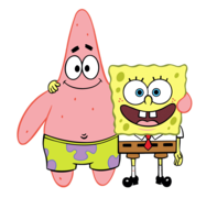 heroes & SpongeBob free transparent png image.