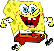 heroes & spongebob free transparent png image.