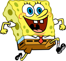 heroes & spongebob free transparent png image.