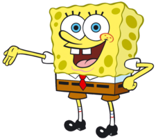 heroes & spongebob free transparent png image.