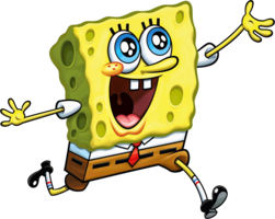 heroes & spongebob free transparent png image.