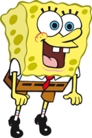 heroes & spongebob free transparent png image.