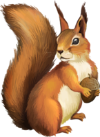 animals & squirrel free transparent png image.