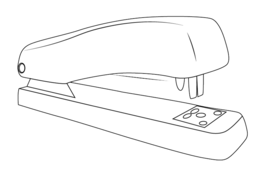 objects & Stapler free transparent png image.