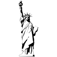 architecture & statue of liberty free transparent png image.