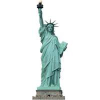 architecture & Statue of Liberty free transparent png image.