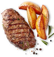 food & Steak free transparent png image.