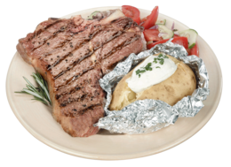 food & Steak free transparent png image.