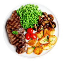 food & Steak free transparent png image.