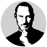 celebrities & Steve Jobs free transparent png image.