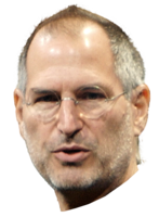 celebrities & Steve Jobs free transparent png image.