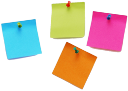 objects & sticky notes free transparent png image.