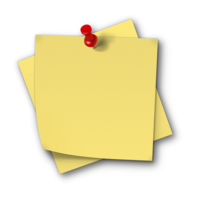 objects & sticky notes free transparent png image.